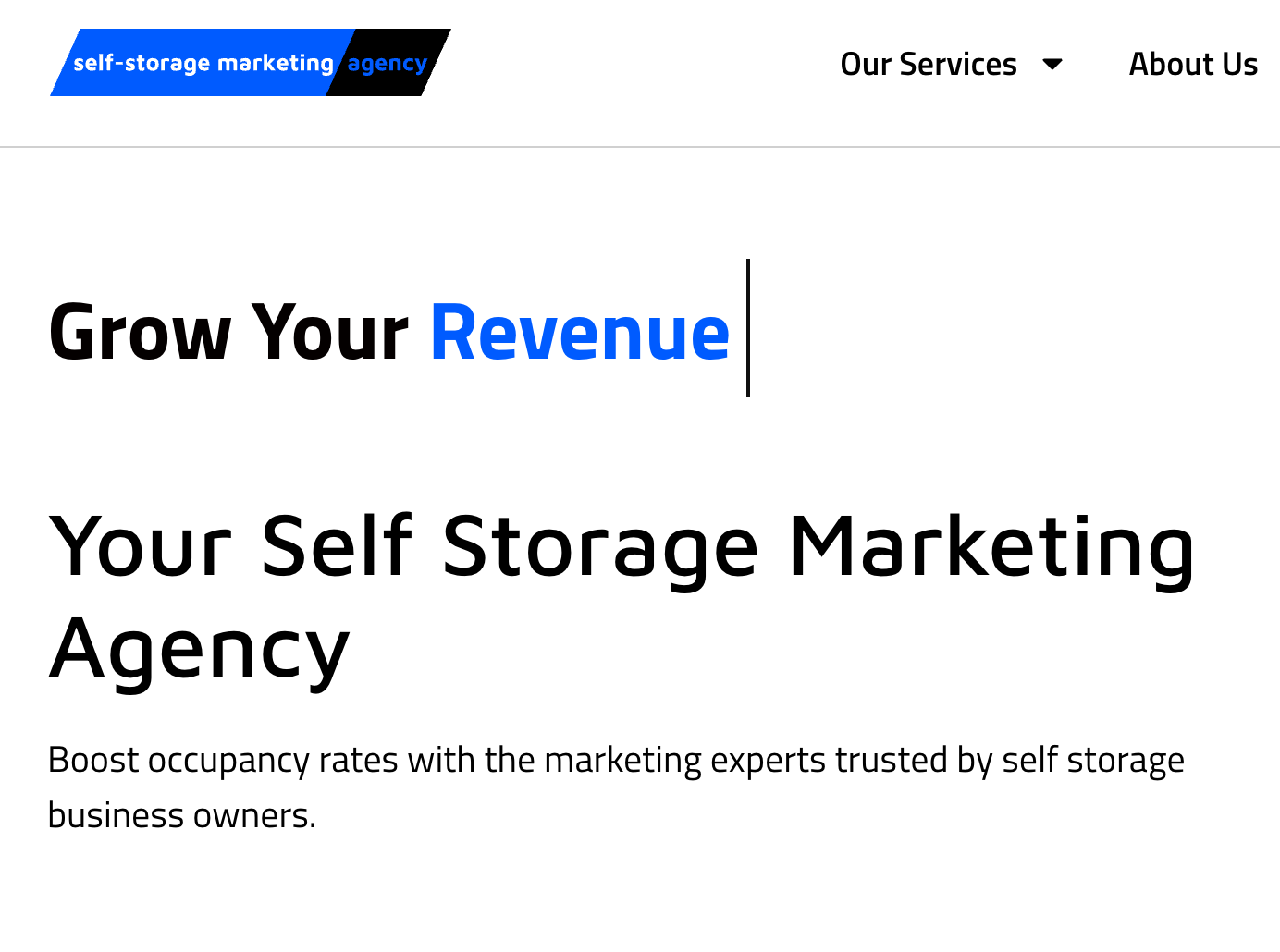self storage marketing agency